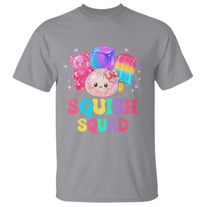 Squish Squad Kawaii Glitter Dumpling and Candy Graphic T Shirt Cute Gummy Bear Popsicle