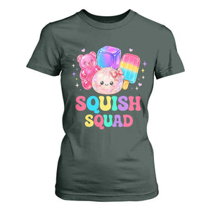 Squish Squad Kawaii Glitter Dumpling and Candy Graphic T Shirt For Women Cute Gummy Bear Popsicle