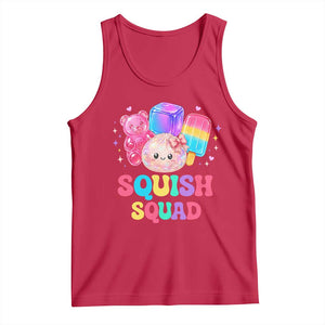 Squish Squad Kawaii Glitter Dumpling and Candy Graphic Tank Top Cute Gummy Bear Popsicle