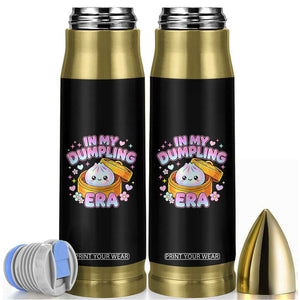 In My Dumpling Era Kawaii Pastel Graphic Bullet Tumbler Retro Groovy Glitter Bao Steamer Basket