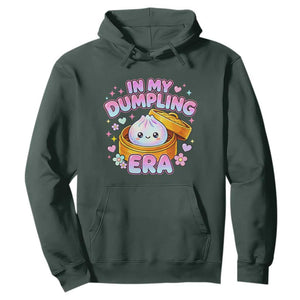 In My Dumpling Era Kawaii Pastel Graphic Hoodie Retro Groovy Glitter Bao Steamer Basket