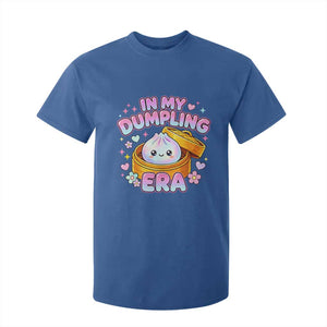 In My Dumpling Era Kawaii Pastel Graphic T Shirt For Kid Retro Groovy Glitter Bao Steamer Basket