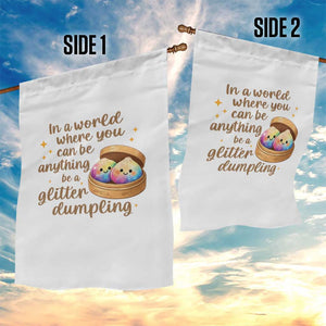 Be A Glitter Dumpling Kawaii Graphic Garden Flag In A World Squish Squad Mystery Box