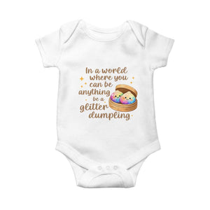 Be A Glitter Dumpling Kawaii Graphic Baby Onesie In A World Squish Squad Mystery Box