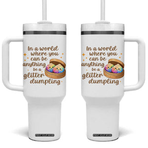 Be A Glitter Dumpling Kawaii Graphic Tumbler With Handle In A World Squish Squad Mystery Box