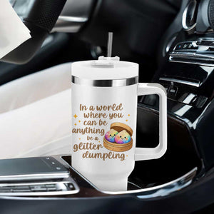 Be A Glitter Dumpling Kawaii Graphic Tumbler With Handle In A World Squish Squad Mystery Box