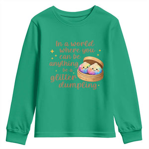Be A Glitter Dumpling Kawaii Graphic Youth Sweatshirt In A World Squish Squad Mystery Box