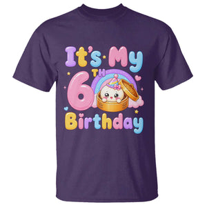 Its My 6th Birthday Kawaii Glitter Dumpling Graphic T Shirt Cute 6 Years Old Rainbow Bday Girl Party