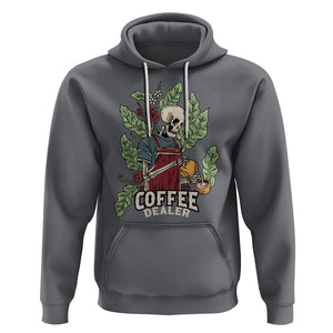 Skeleton Barista Hoodie Coffee Dealer Latte Lover TS02 Charcoal Printyourwear