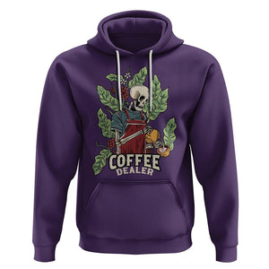 Skeleton Barista Hoodie Coffee Dealer Latte Lover TS02 Purple Printyourwear