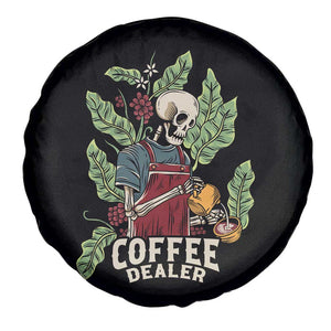 Skeleton Barista Spare Tire Cover Coffee Dealer Latte Lover TS02 Print Your Wear