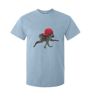 Funny Jimothy Raccoon Wearing Red Cap Graphic T Shirt For Kid Viral Seattle Trash Panda Feral Legend