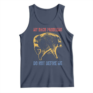 Funny Jimothy Meme Back Pain Humor Tank Top My Back Problems Do Not Define Me Viral Seattle Raccoon