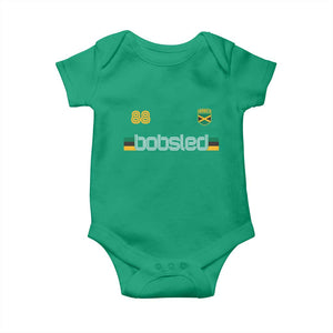 Jamaica Bobsled 1988 Sports Jersey Style Baby Onesie Retro Winter Games Team Island Jamaican Pride