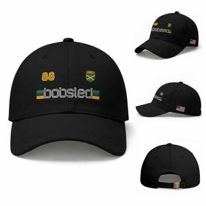 Jamaica Bobsled 1988 Sports Jersey Style Baseball Cap Retro Winter Games Team Island Jamaican Pride