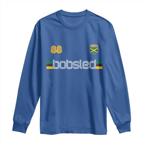 Jamaica Bobsled 1988 Sports Jersey Style Long Sleeve Shirt Retro Winter Games Team Island Jamaican Pride