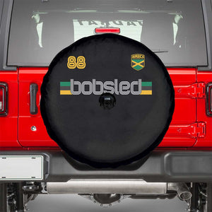 Jamaica Bobsled 1988 Sports Jersey Style Spare Tire Cover Retro Winter Games Team Island Jamaican Pride