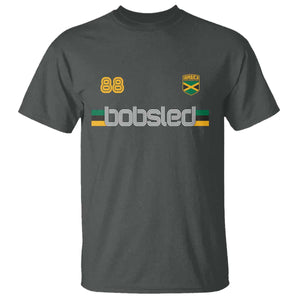 Jamaica Bobsled 1988 Sports Jersey Style T Shirt Retro Winter Games Team Island Jamaican Pride