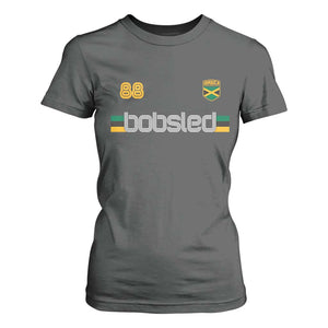 Jamaica Bobsled 1988 Sports Jersey Style T Shirt For Women Retro Winter Games Team Island Jamaican Pride