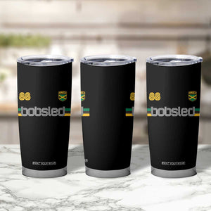 Jamaica Bobsled 1988 Sports Jersey Style Tumbler Cup Retro Winter Games Team Island Jamaican Pride