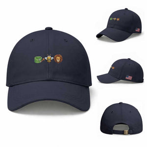 Hose Bee Lion Meme Slang Funny Wordplay Pun Graphic Baseball Cap