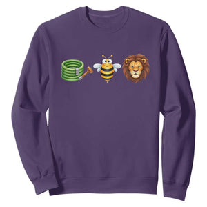 Hose Bee Lion Meme Slang Funny Wordplay Pun Graphic Sweatshirt