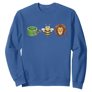 Hose Bee Lion Meme Slang Funny Wordplay Pun Graphic Sweatshirt