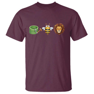 Hose Bee Lion Meme Slang Funny Wordplay Pun Graphic T Shirt