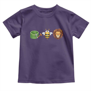Hose Bee Lion Meme Slang Funny Wordplay Pun Graphic Toddler T Shirt