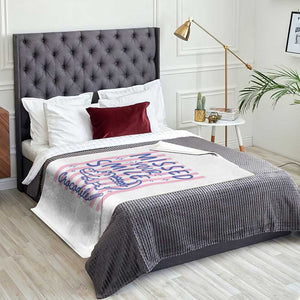 Cute Crocodile Pun Back To School Retro Preppy Throw Blanket Missed Your Smile Crocodile