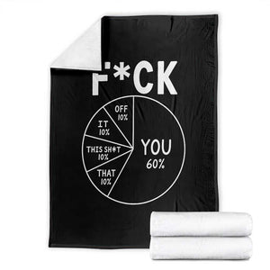 Funny Fuck Profanity Pie Chart You Off It This Shit That Throw Blanket Sarcastic Anti Social Office Humor