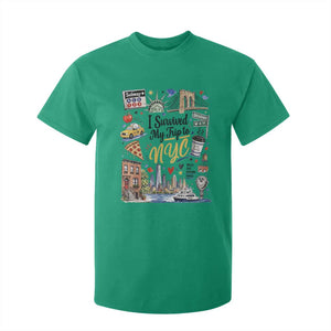 I Survived My Trip To NYC Iconic Symbols Graphic T Shirt For Kid Funny New York City Travel Humor Vacation Souvernir