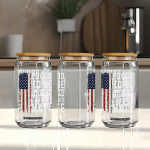 Proud To Be Everything Liberals Hate Satire Glass Can Distressed American Flag Patriotic Sarcasm Graphic