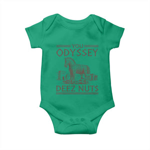Funny Trojan Horse You Odyssey Deez Nuts Baby Onesie Offensive Adult Humor Greek Mythology Humor