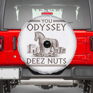 Funny Trojan Horse You Odyssey Deez Nuts Spare Tire Cover Offensive Adult Humor Greek Mythology Humor