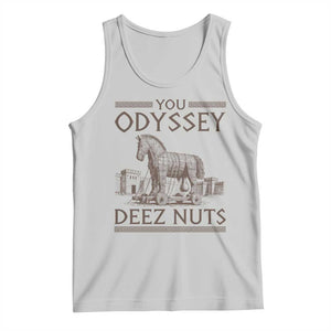 Funny Trojan Horse You Odyssey Deez Nuts Tank Top Offensive Adult Humor Greek Mythology Humor