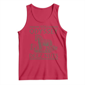 Funny Trojan Horse You Odyssey Deez Nuts Tank Top Offensive Adult Humor Greek Mythology Humor