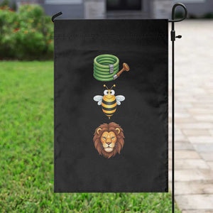Hose Bee Lion Meme Slang Funny Sarcastic Pun Graphic Garden Flag