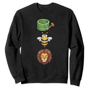 Hose Bee Lion Meme Slang Funny Sarcastic Pun Graphic Sweatshirt