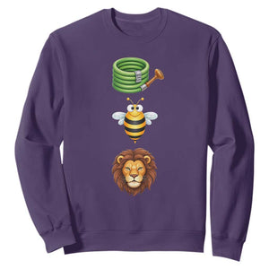 Hose Bee Lion Meme Slang Funny Sarcastic Pun Graphic Sweatshirt