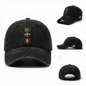 Hose Bee Lion Meme Slang Funny Sarcastic Pun Graphic Washed Cotton Baseball Cap