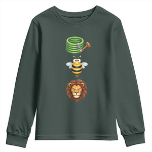 Hose Bee Lion Meme Slang Funny Sarcastic Pun Graphic Youth Sweatshirt