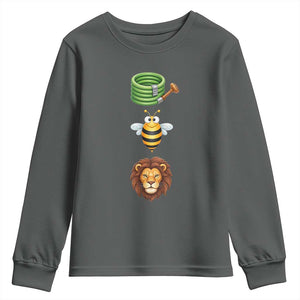 Hose Bee Lion Meme Slang Funny Sarcastic Pun Graphic Youth Sweatshirt