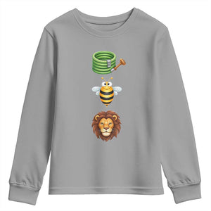Hose Bee Lion Meme Slang Funny Sarcastic Pun Graphic Youth Sweatshirt