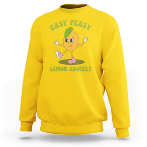 Sarcastic Quotes Sweatshirt Easy Peasy Lemon Squeezy Lemonade Lemon Funny Quotes TS02 Daisy Printyourwear