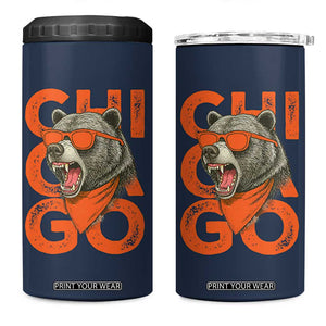 Cool Chicago Pride Br Graphic 4 in 1 Can Cooler Tumbler TS02 One Size: 16 oz Navy Print Your Wear