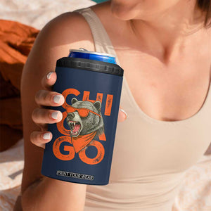Cool Chicago Pride Br Graphic 4 in 1 Can Cooler Tumbler TS02 Print Your Wear