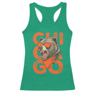Cool Chicago Pride Br Graphic Racerback Tank Top TS02 Irish Green Print Your Wear