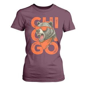 Cool Chicago Pride Br Graphic T Shirt For Women TS02 Maroon Print Your Wear
