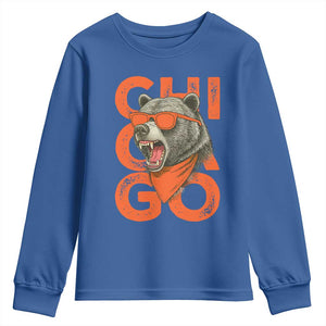 Cool Chicago Pride Br Graphic Youth Sweatshirt TS02 Royal Blue Print Your Wear